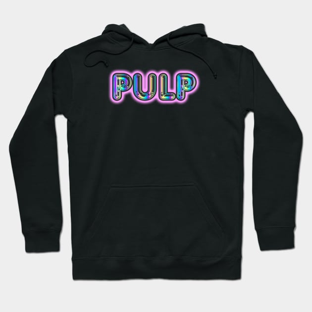 Pulp Music Tee Hoodie by Parsonsarts